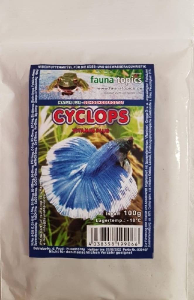 Cyclops, Schoko im Minigrip-Beutel 100g gefroren